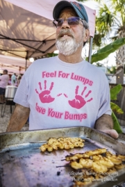 Photo of a shirt that says "Feel For Lumps Save Your Bumps"