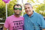 Two men enjoying the Pink Out